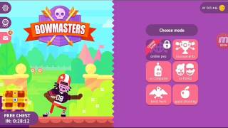 Взлом BOWMASTERS на всех персонажей 2017 работает 100%