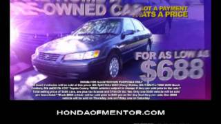 Honda of Mentor Spring Slasher Sale