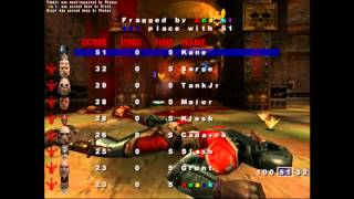Quake III: Arena gameplay - Free For All - Q3DM2 - Hardcore