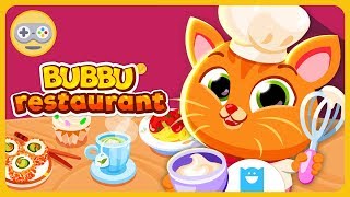 Котик Бубу - шеф-повар ресторана * Готовим блюда для зверят * Bubbu Restaurant на Kids PlayBox