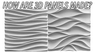 Формы для 3D панелей в работе! Льём гипсовые декор. панели "Волна" и "Ветер"