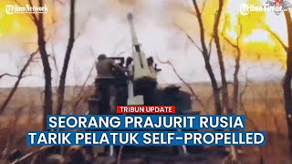 Senjata Self-propelled Giatsint-S Rusia Hancurkan Markas Musuh di Wilayah Ugledar