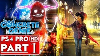 CONCRETE GENIE Gameplay Walkthrough Part 1 [1080p HD PS4 PRO] - No Commentary