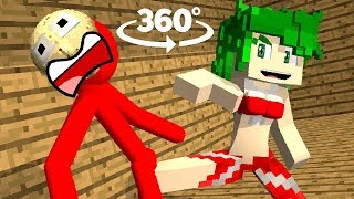 Monster School VR : FREE GIFT FROM MINECRAFT - AVM  - STICKMAN - BOTTLE FLIP  - Minecraft Animation