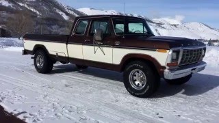 1978 Ford F350 Ranger XLT Super Cab - ONE OWNER, 61K MIles 460 V8, ALL ORIGINAL, ZERO RUST!!