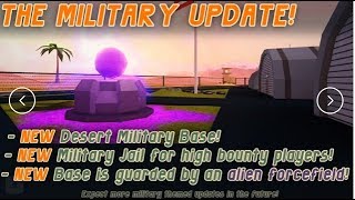 ВОЕННАЯ БАЗА, ПРИШЕЛЬЦЫ  В Jailbreak . Обновление Jailbreak