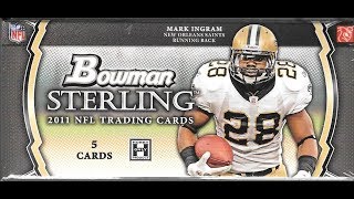 2011 Bowman Sterling Football Mini Hobby Box Break / 3 Hits