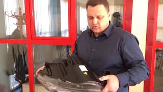 Фара ML 166 и датчик дистроника W221