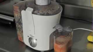 Philips Juicer HR1854 unboxing + test