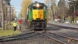 Willamette Valley Railway 2503 Switching & Work train