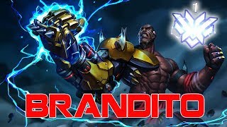 [오버워치] 세계 최고의 둠피스트 "Brandito", 플래이어는 ChipSa 보다 더 잘 해| 오버워치 매드무비