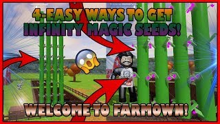 4-EASY WAYS TO GET MAGIC SEEDS + INFINITY MONEY! WELCOME TO FARMTOWN | ROBLOX