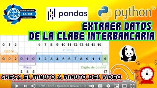 + Extraer datos de banco, plaza y número de cuenta de la clave interbancaria | merge | Python