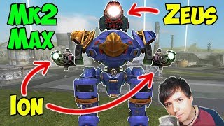 Mk2 Zeus & Ion Inquisitor Gameplay - War Robots Viewer Request WR
