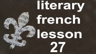 M0027   French Lesson 27 Level 1 Serial and Oral French Course for Beginners