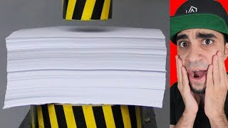 جهاز سحق الاشياء ضد 1000 ورقة " احترقوا ؟! "