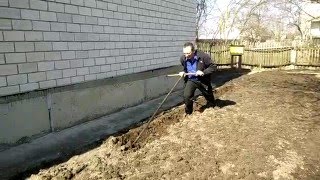 Плуг своими руками. 20 см глубина вспашки. plow their own hands. 20 cm  depth of  plowing