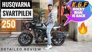 Husqvarna Svartpilen 250 Detailed review, Price, Exhaust, Specs | Svartpilen 250