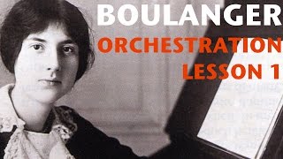 Orchestration Lesson: Lili Boulanger, Part 1