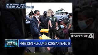 Presiden Kunjungi Korban Banjir Kalimantan Selatan