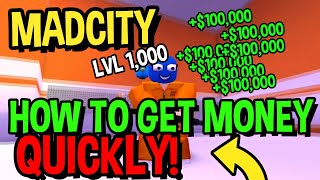 Mad City - HOW TO GET MONEY AND LEVEL UP (CODES) - NEW ROBLOX GAME