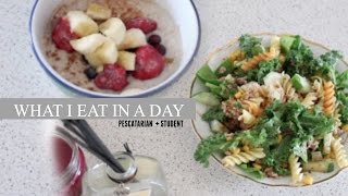 What I Eat In A Day 6 | Pescetarian + Student Edition | Patri Amara