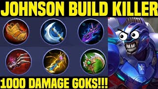 JOHNSON BUILD KILLER • Mobile Legends Build Gila