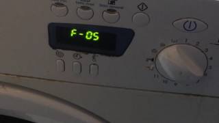 Washing Machine drain down. Indesit WIXE127