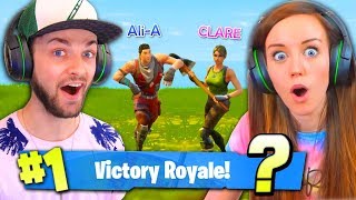 GIRLFRIEND SAVES THE DAY! (#1 WIN AGAIN?!) - Fortnite: Battle Royale
