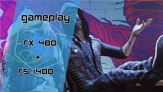 RX 480 + Ryzen5 1400 - Watch Dogs 2 ‹ GamerPC › BR