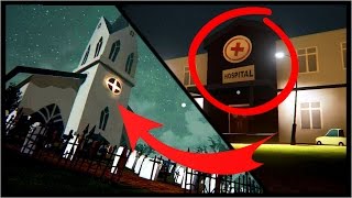 SECRET HOSPITAL, CHURCH, SUPERMARKET!! | Hello Neighbor Alpha 3