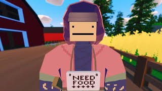 СТРИМ I Я СНОВА БОМЖ НА ЛАЙФ РП СЕРВЕРЕ В UNTURNED