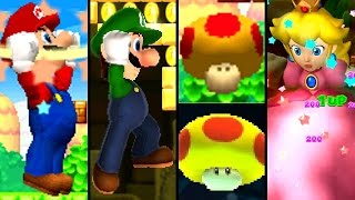 Super Mario ALL MEGA MUSHROOMS 2004-2015 (Wii U, 3DS, DS)