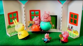 Мультфильм игрушками Свинка Пиги Pig Делаем прививку