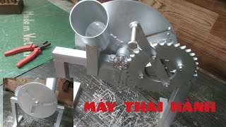 Chế máy cắt thái hành từ nhông xích xe máy cũ ll processing machine operating from the motor chain