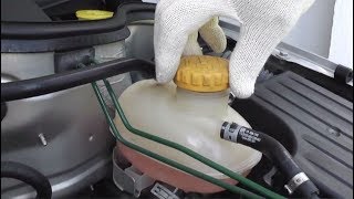 Как поменять охлаждающую жидкость и какой антифриз заливать!Opel Corsa