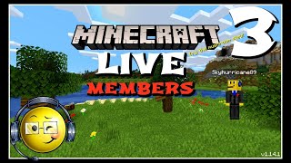 Minecraft Bedrock Survival (Members Only) Session 3