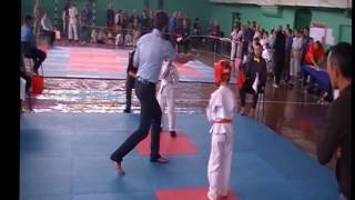 киокушин.Х.Ярик первый бой Мелитополь 2016 25 сентября