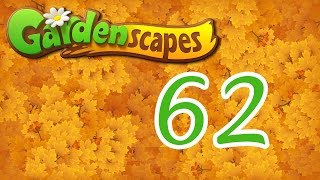 Gardenscapes level 62 Walkthrough