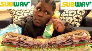 16. Subway Mukbang- SPICY ITALIAN SUB!!!???