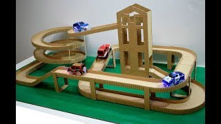 Как сделать Трек для машинок своими руками из картона