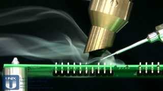 Robotic selective soldering コネクターの連続はんだ付け技術　引きはんだ付　ロボット・自動機