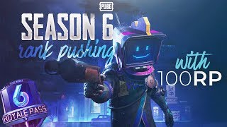 ?PUBG MOBILE LIVE : SEASON 6 100 LEVEL ROYAL PASS! || EASY CHICKEN DINNERS!!