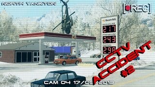 BeamNG drive | CCTV Car Accidents Footage #2