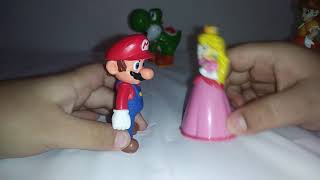 Super Mario Bros salva a la princess Peach del malvado Bowser