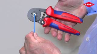 Knipex.Инструмент для опрессовки контактных гильз самонастраивающиеся. KN 97 53 14