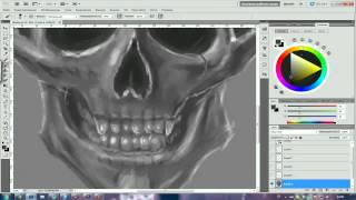 TViST — Skull sketching