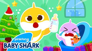 Peek-a-Boo! Baby Shark Babysits on Christmas | Pretend Play | Christmas 
