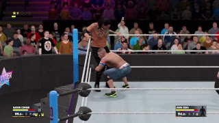WWE 2k17 John Cena VS Baron Corbin Summerslam 2017