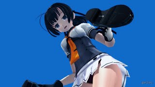 【巨大娘 giantess】巨大化したい気分な巨大娘/giantess growth in city【MMD】